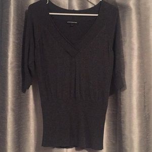Express V-Neck Lightweight Sweater